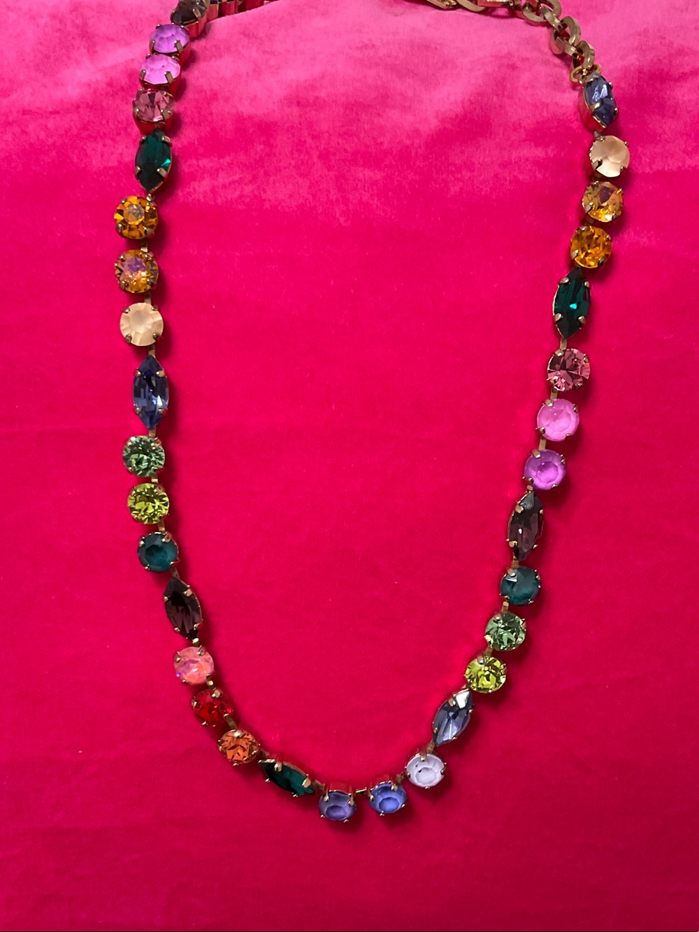 Tova multicolored Crystal Statement Necklace - Women Jewelry - Picture 3 of 3